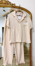 Load image into Gallery viewer, Cream “Child Of God” 2 Piece Ruffle PJ’s
