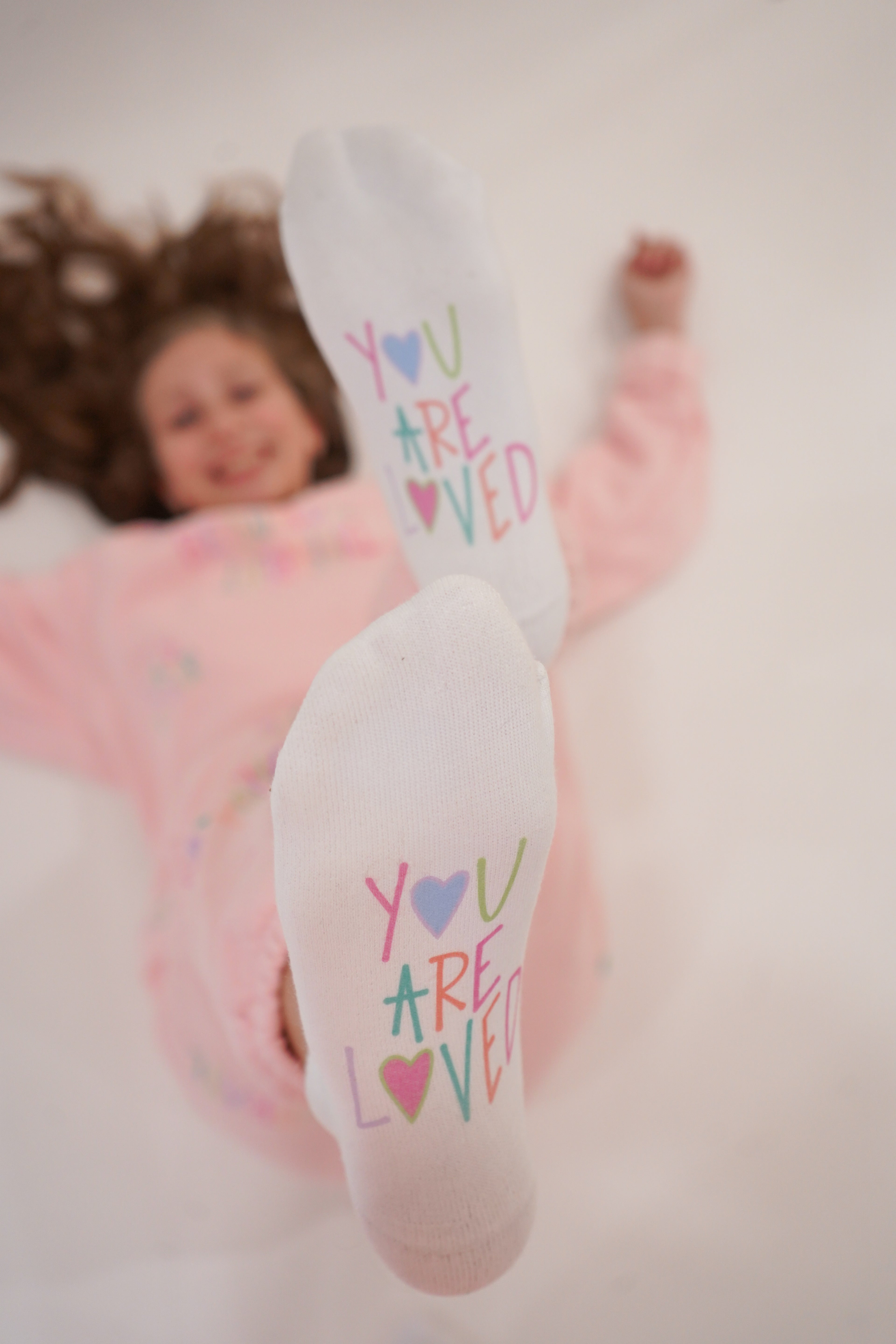 You Are Loved- Standing on the Word Socks