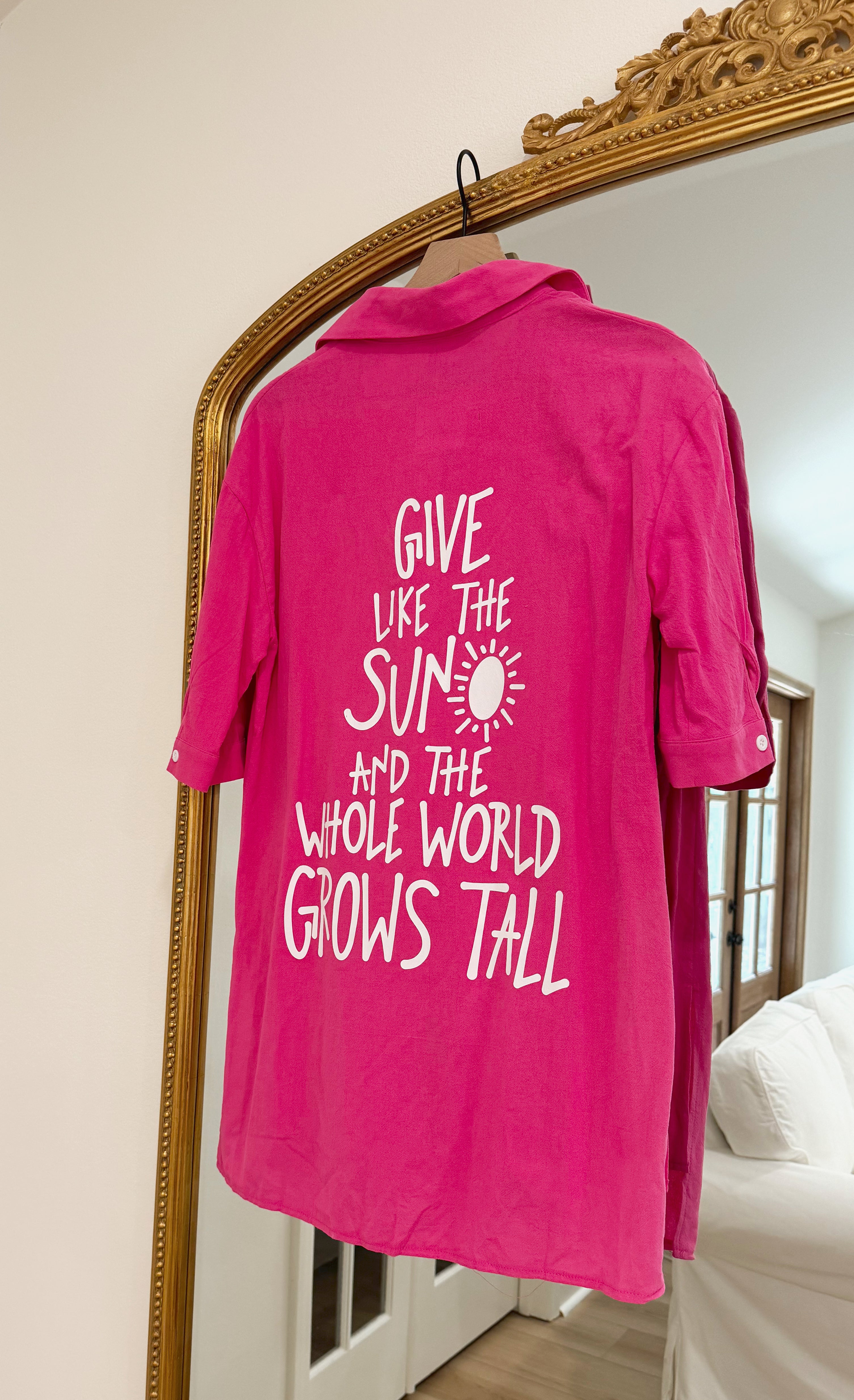 Linen Blend 2 Piece Set- Give Like The Sun