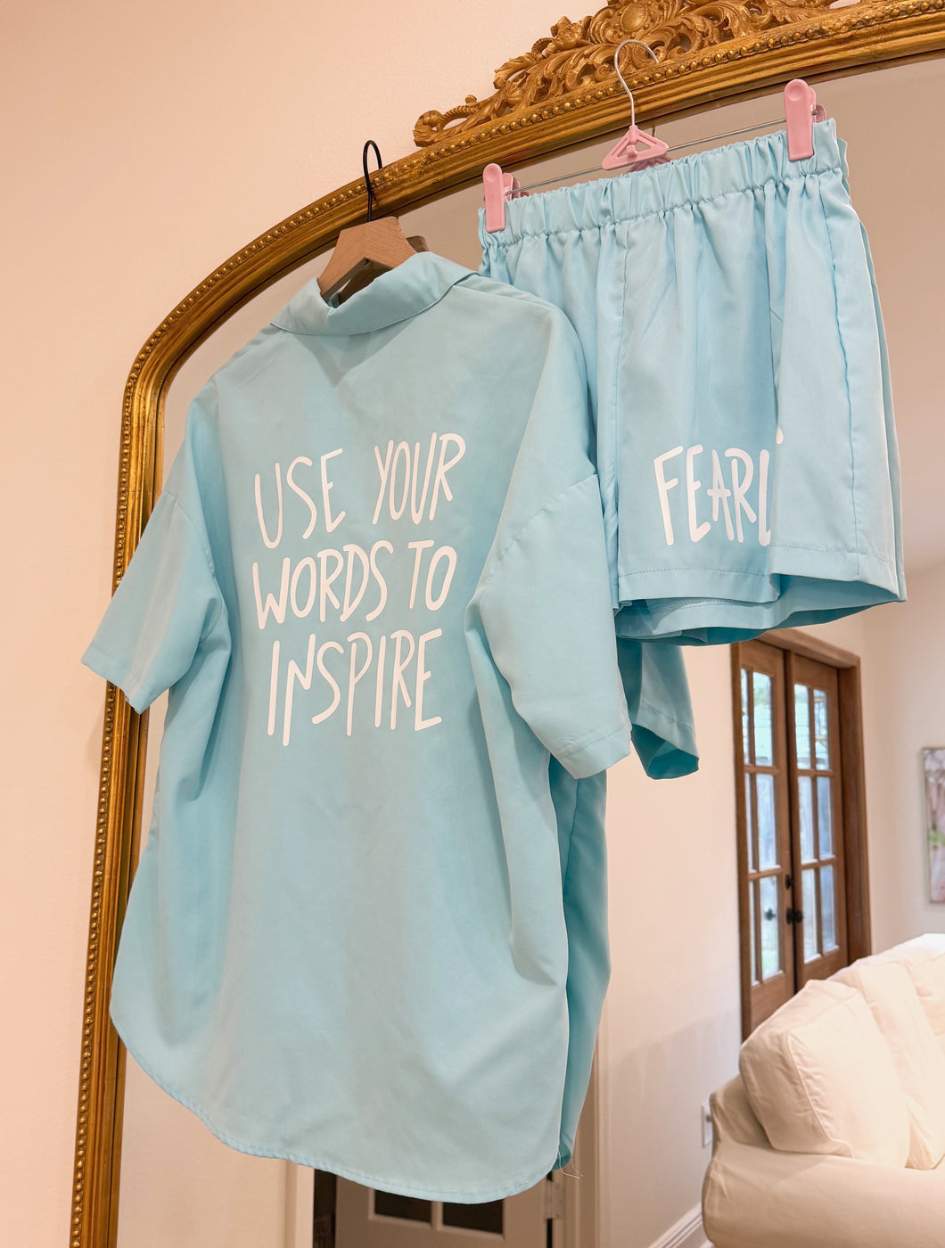 Use Your Words To Inspire Shorts Set