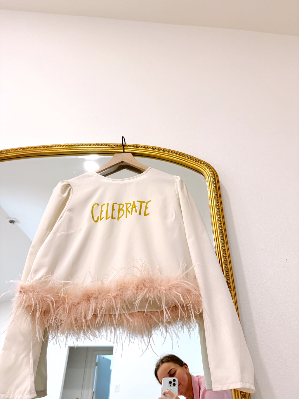 Champagne Celebrate Party Top