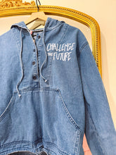 Load image into Gallery viewer, &quot;World Changer&quot; Denim Hoodie
