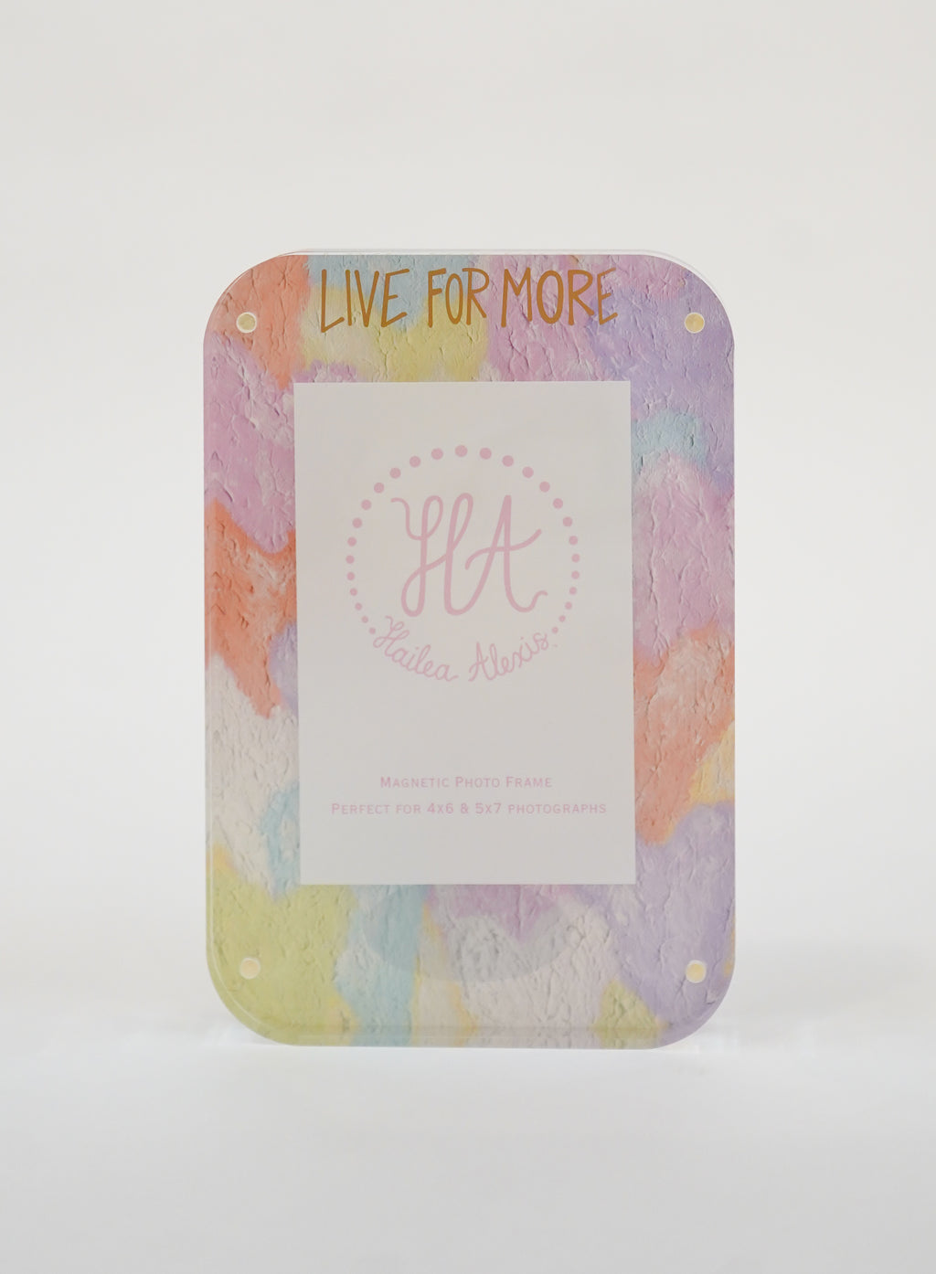 Live For More Acrylic Picture Frame