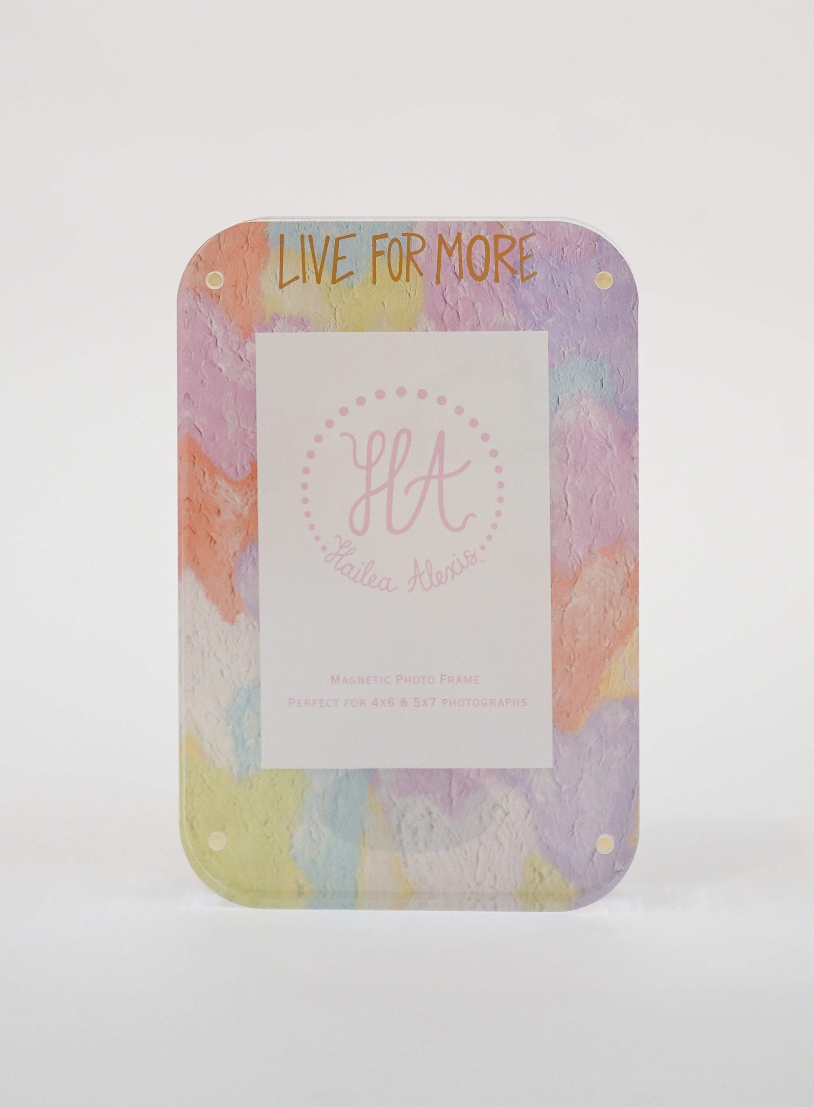 Live For More Acrylic Picture Frame