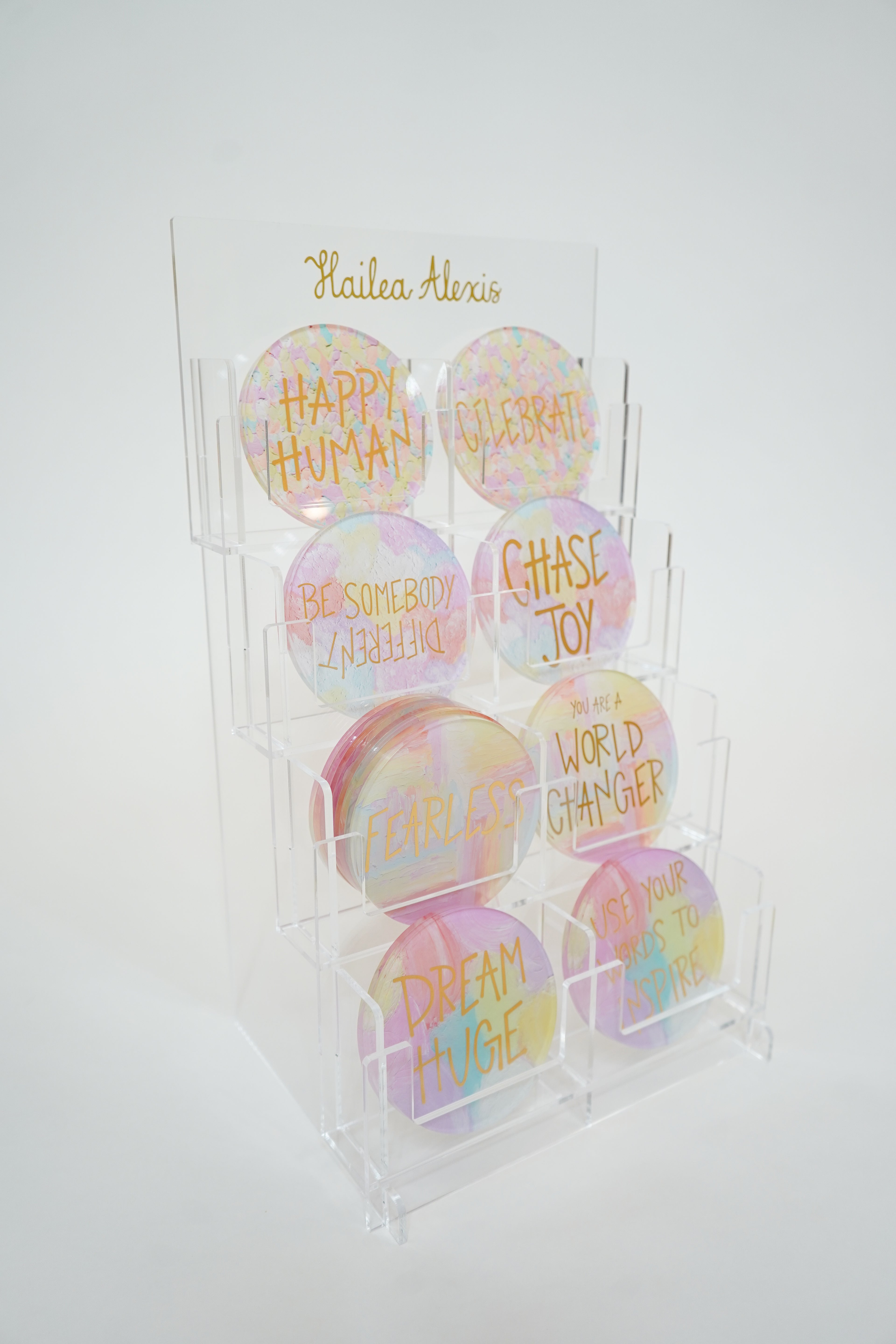 MARKET SPECIAL | Coaster Bar™ Signature Collection | Acrylic Mix & Match Display with Complimentary Fixture