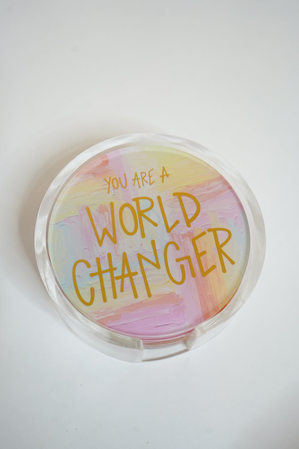 WS World Changer Coaster- Daydreaming Dots Print