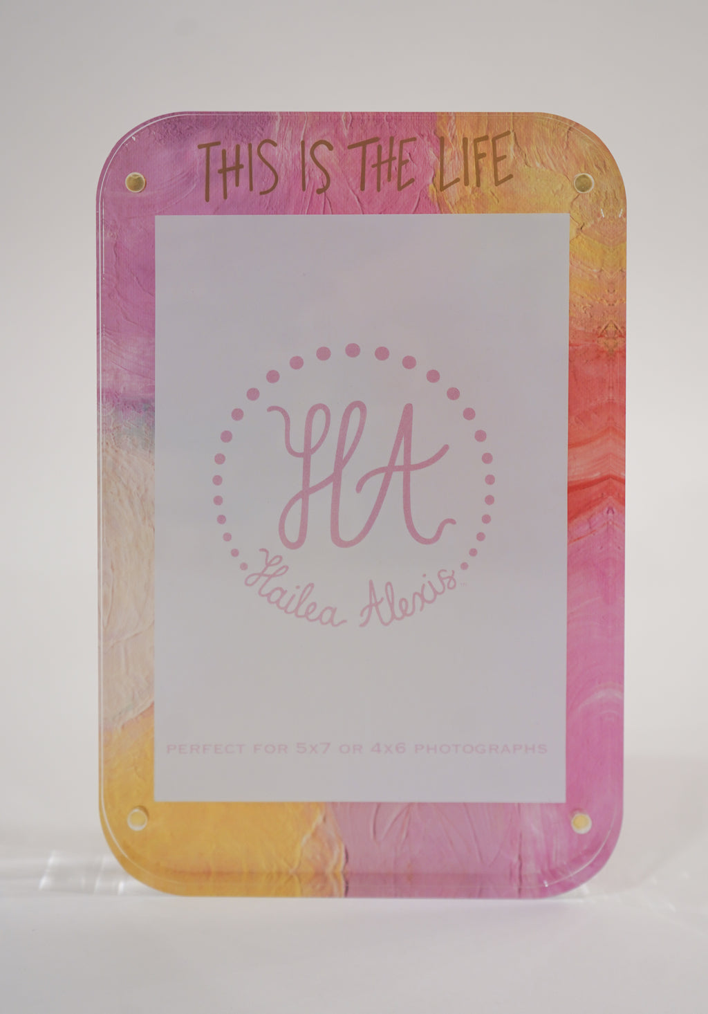 This Is The Life Acrylic Frame