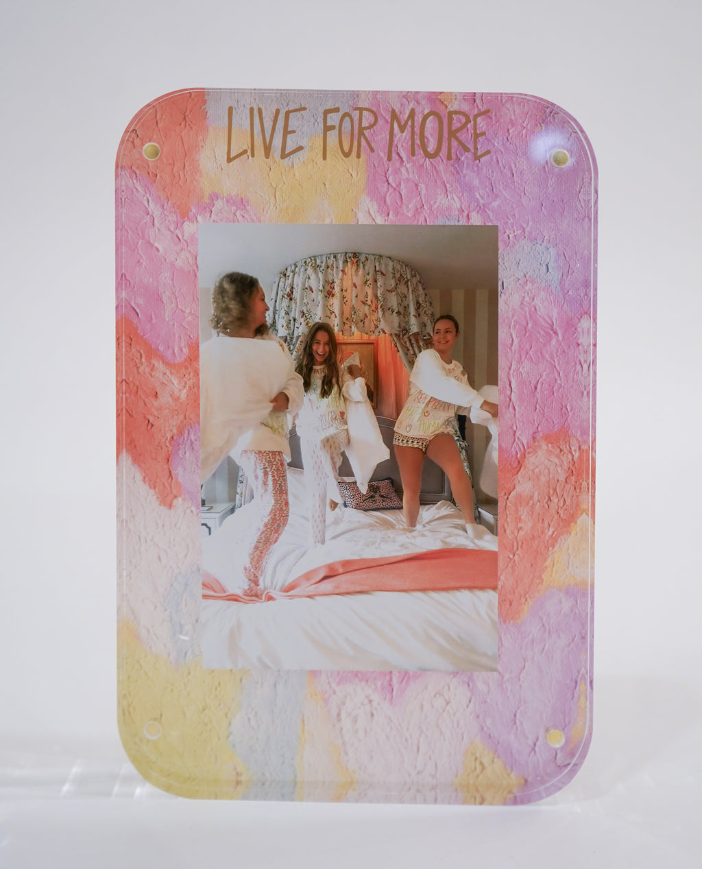 Live For More Acrylic Picture Frame