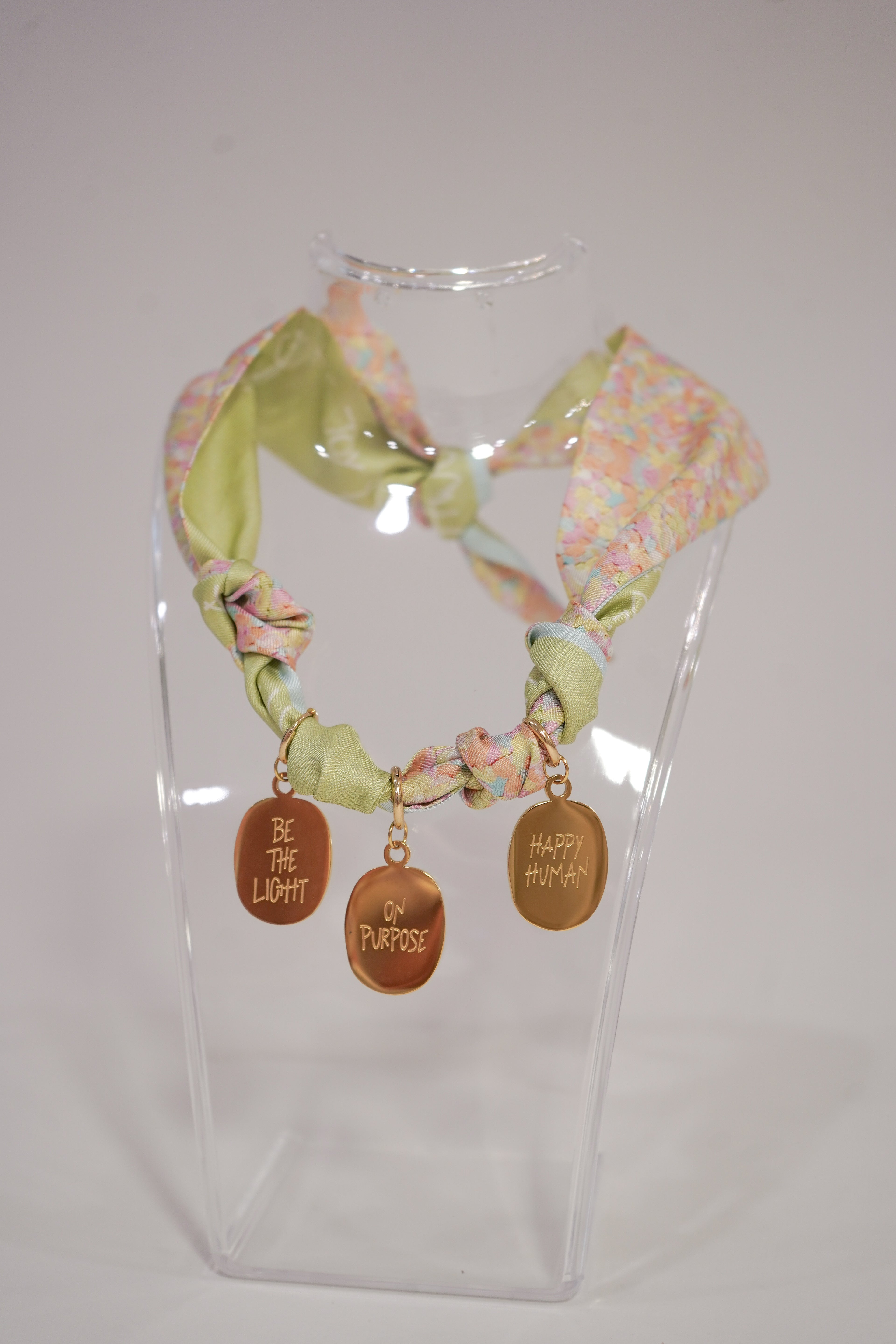 100% Silk Twilly Scarf- Confetti