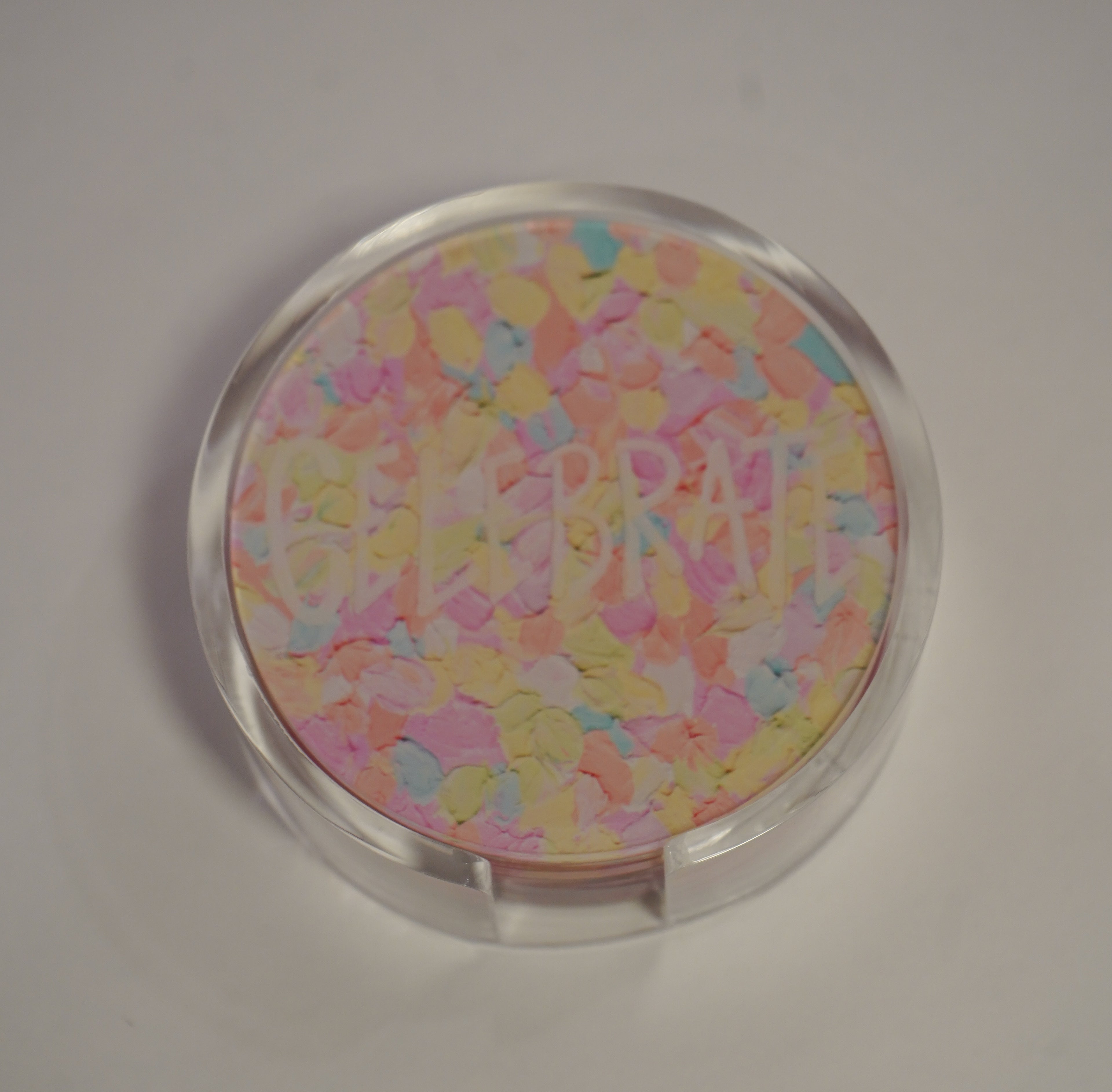 Celebrate Coaster- Confetti Print