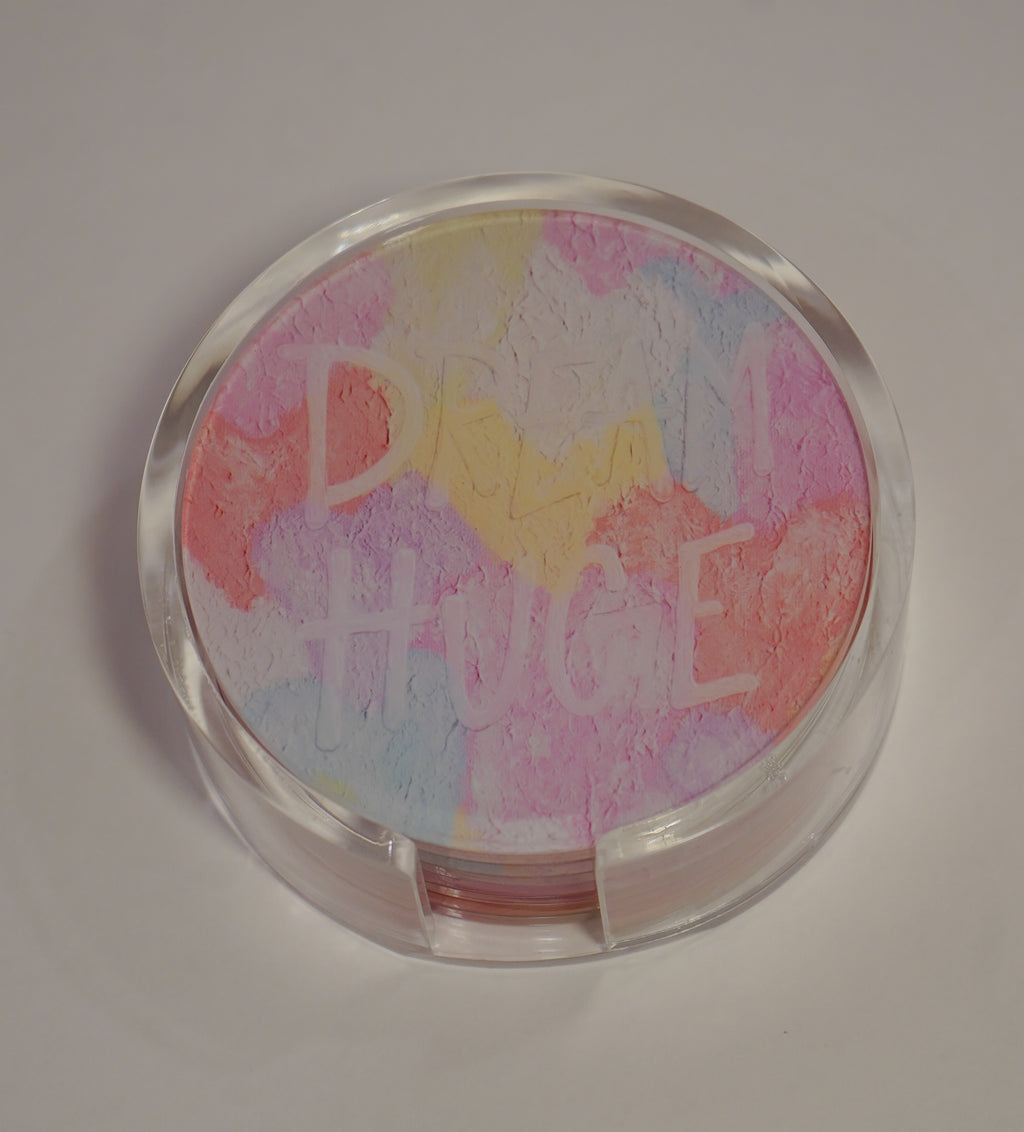 Dream Huge Coaster- Heart of Love Print