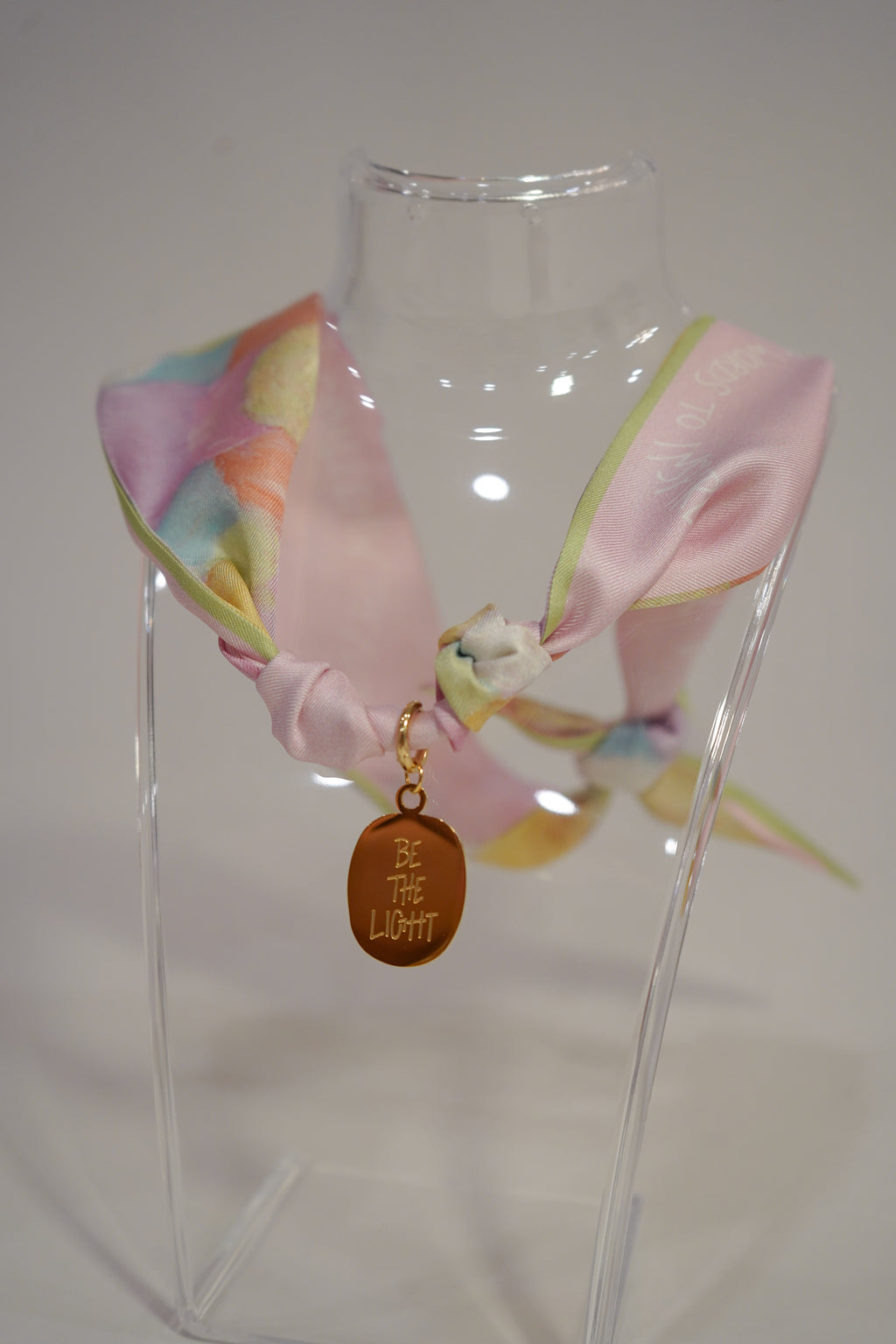 100% Silk Twilly Scarf- Daydream Dots