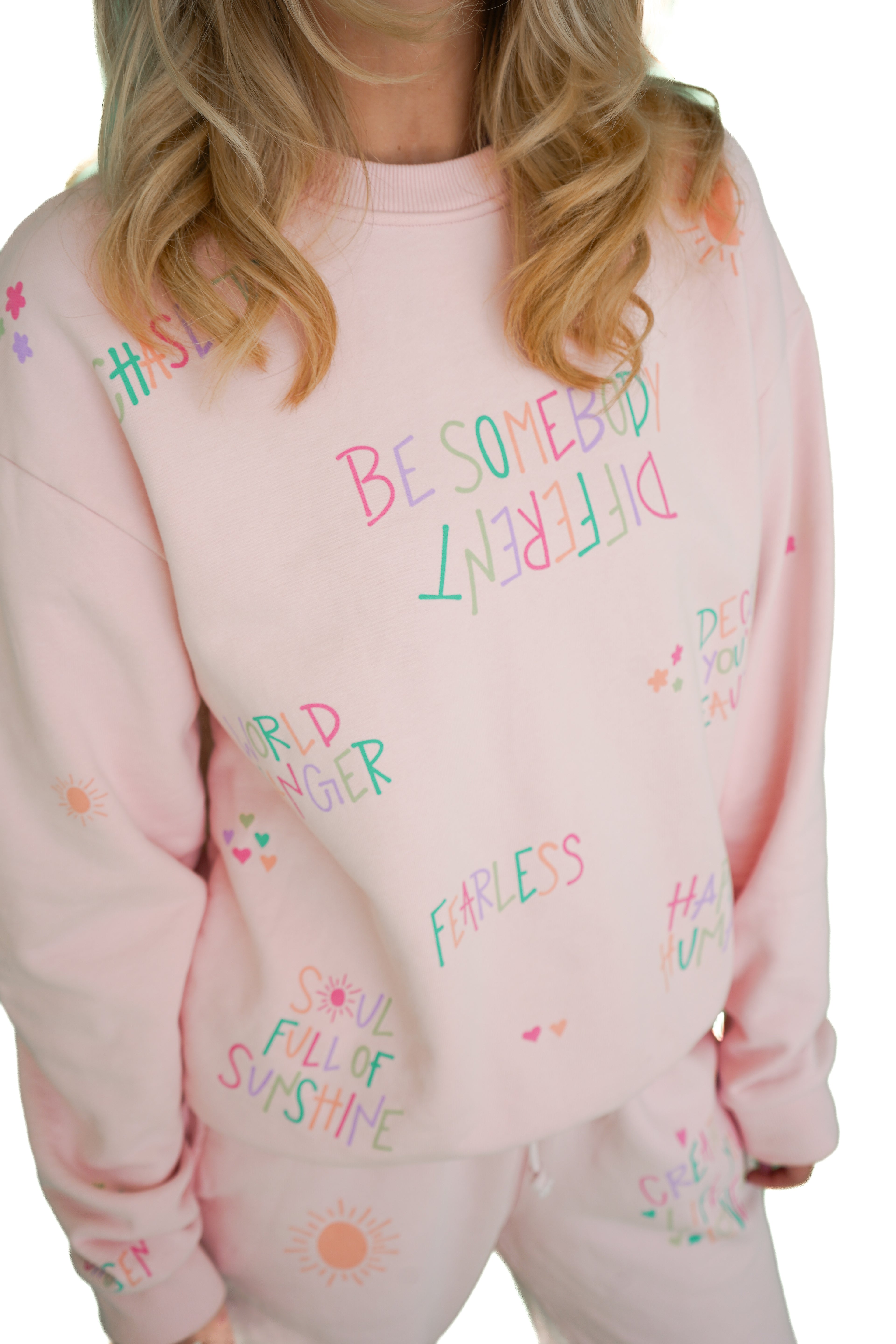 The Different Sweatshirt- Pink