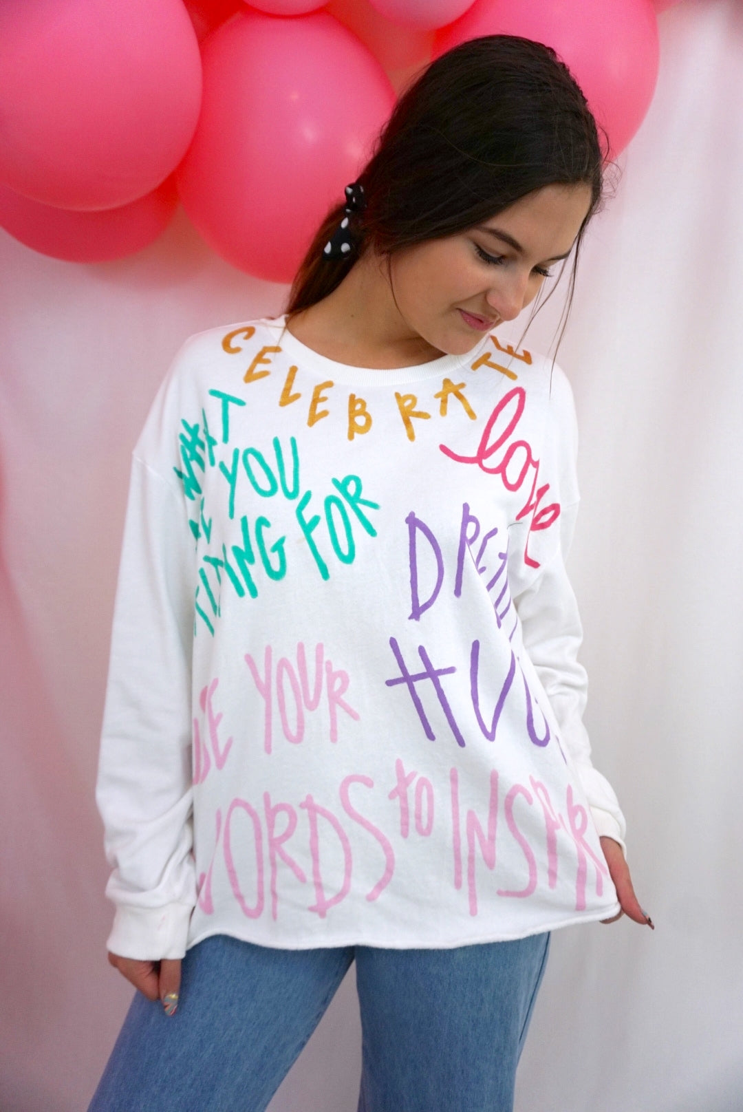 Custom Hand Painted Sweatshirt