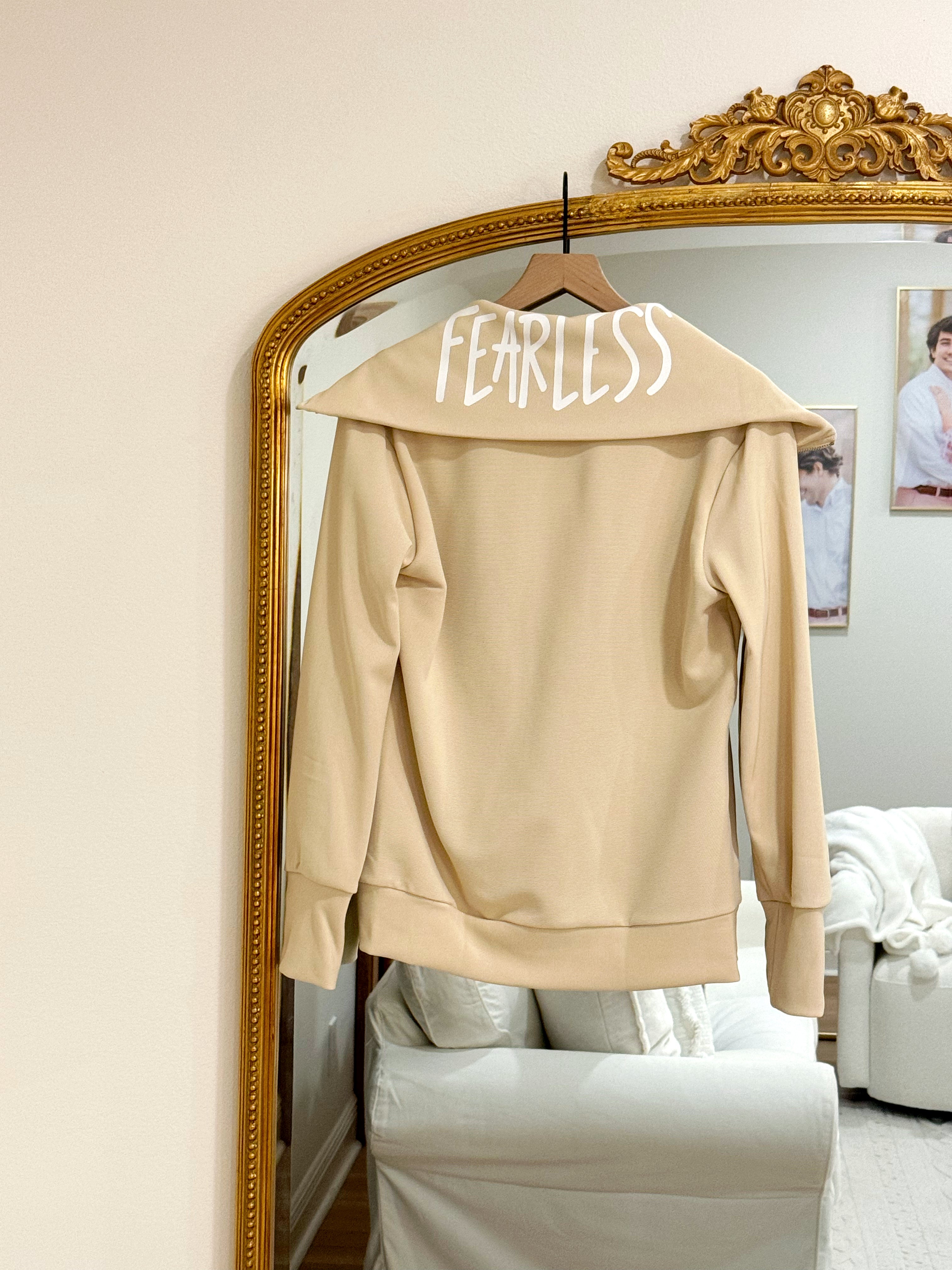 "Fearless" Double Zip- Sugar