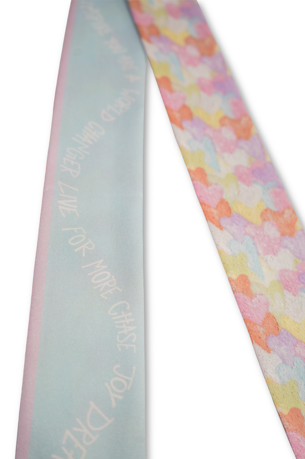 100% Silk Sunshine Scarf- Heart of Love WS
