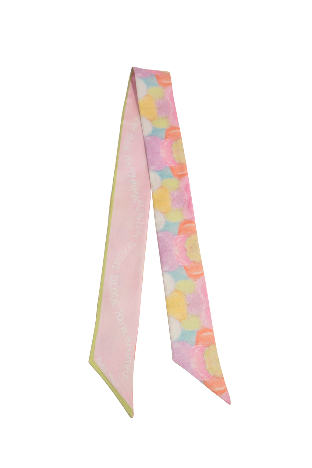 100% Silk Sunshine Scarf- Daydream Dots WS