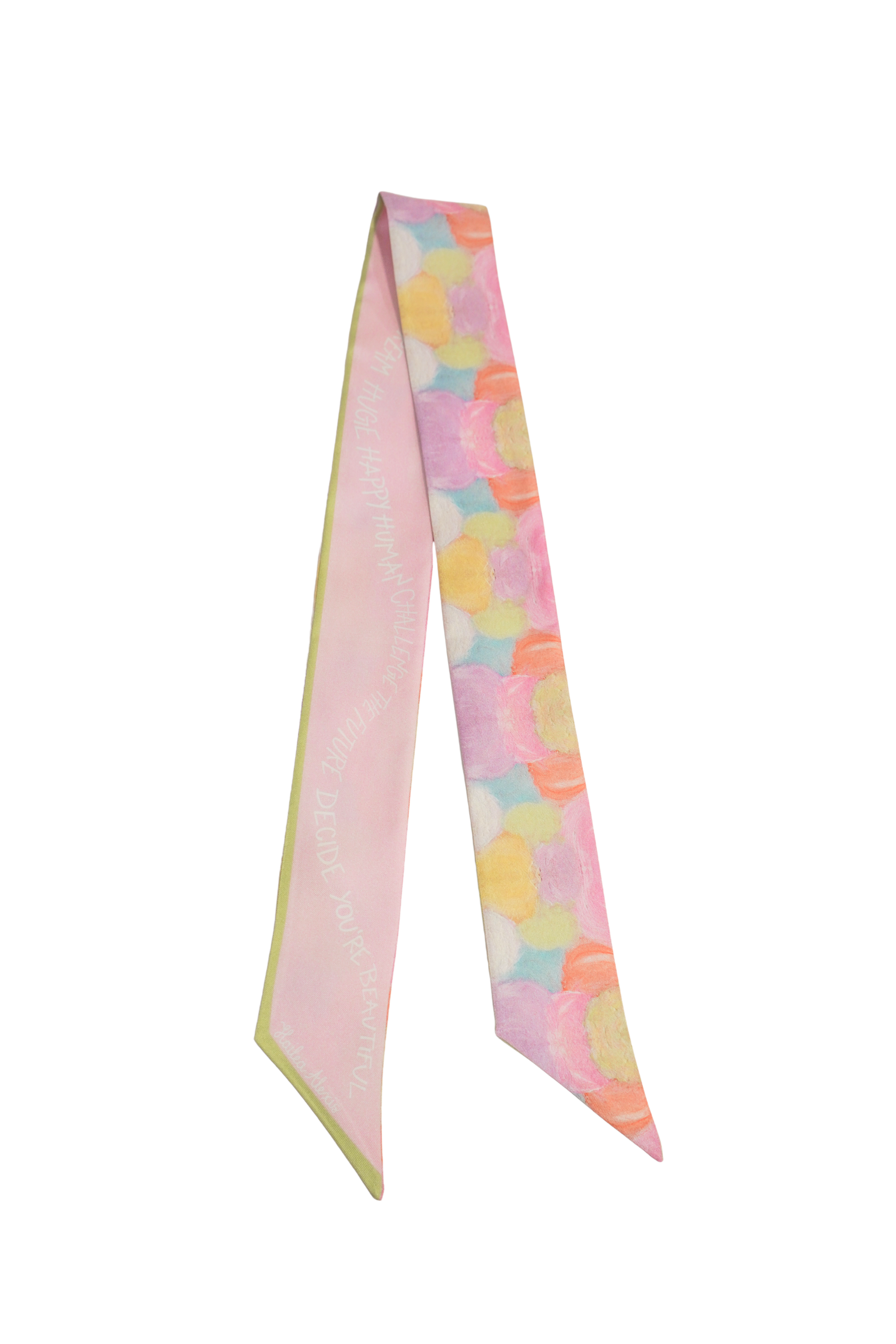 100% Silk Sunshine Scarf- Daydream Dots WS