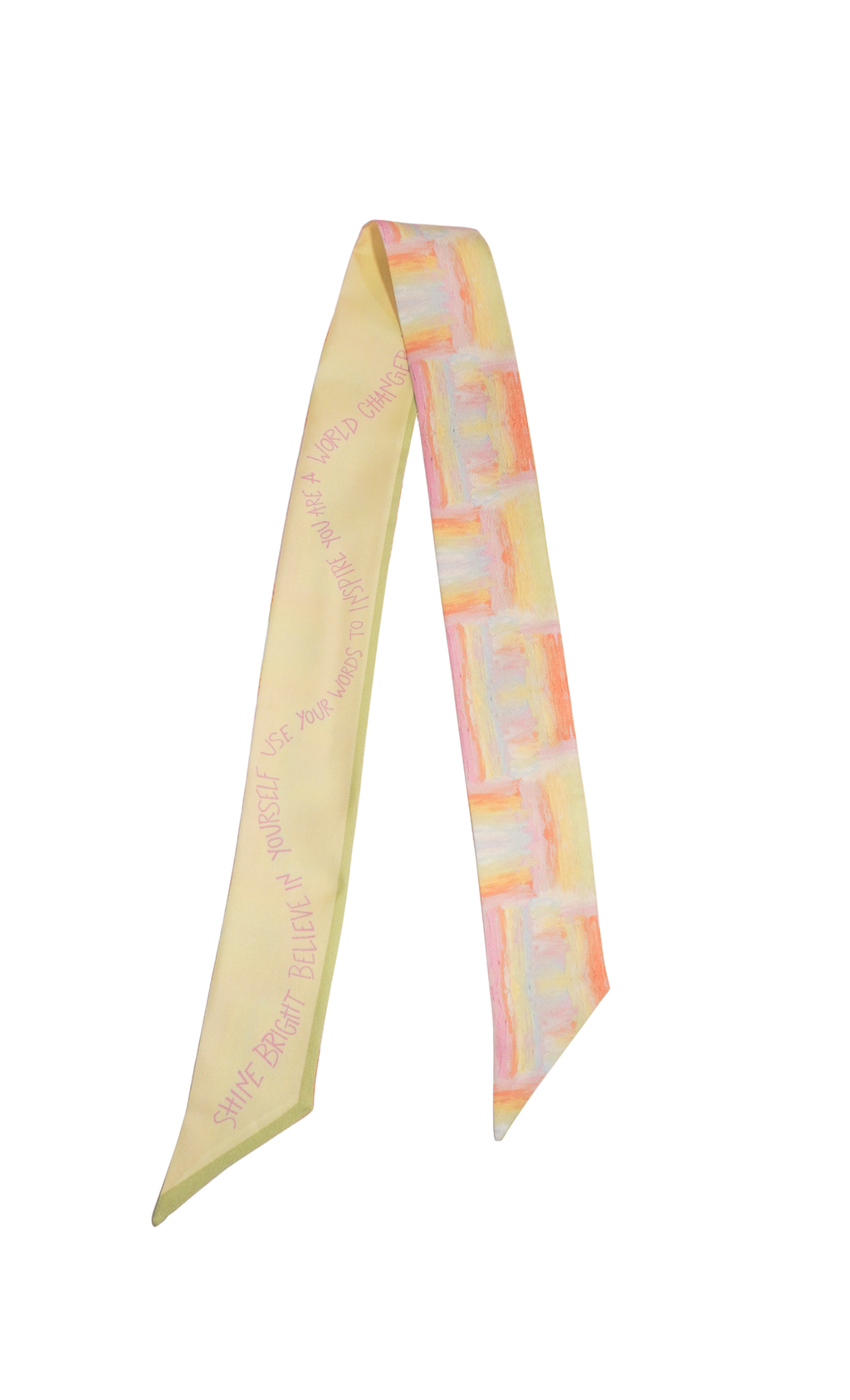 100% Silk Sunshine Scarf- Joy in Motion WS
