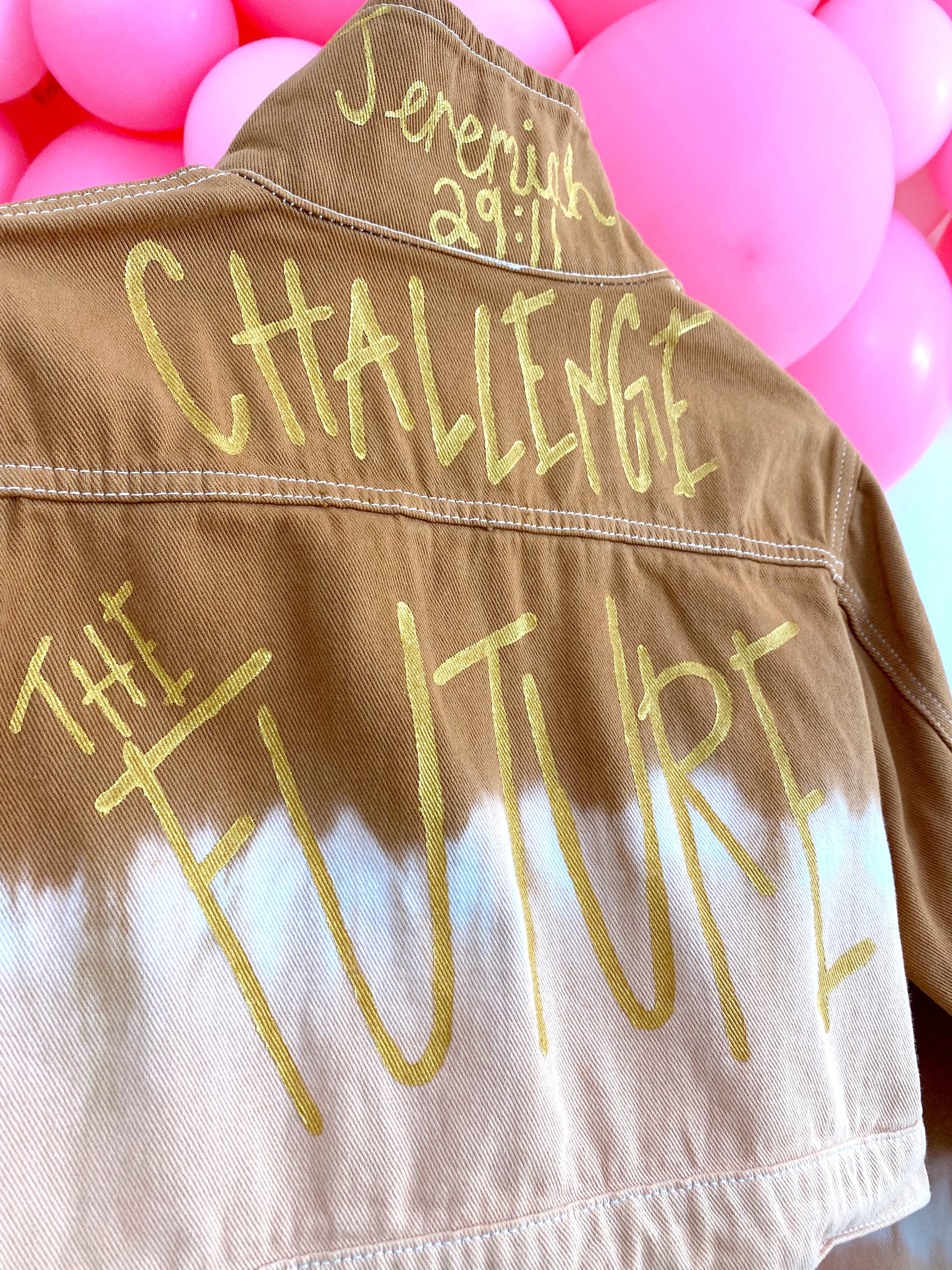 “Challenge the Future” Denim Jacket Size Large