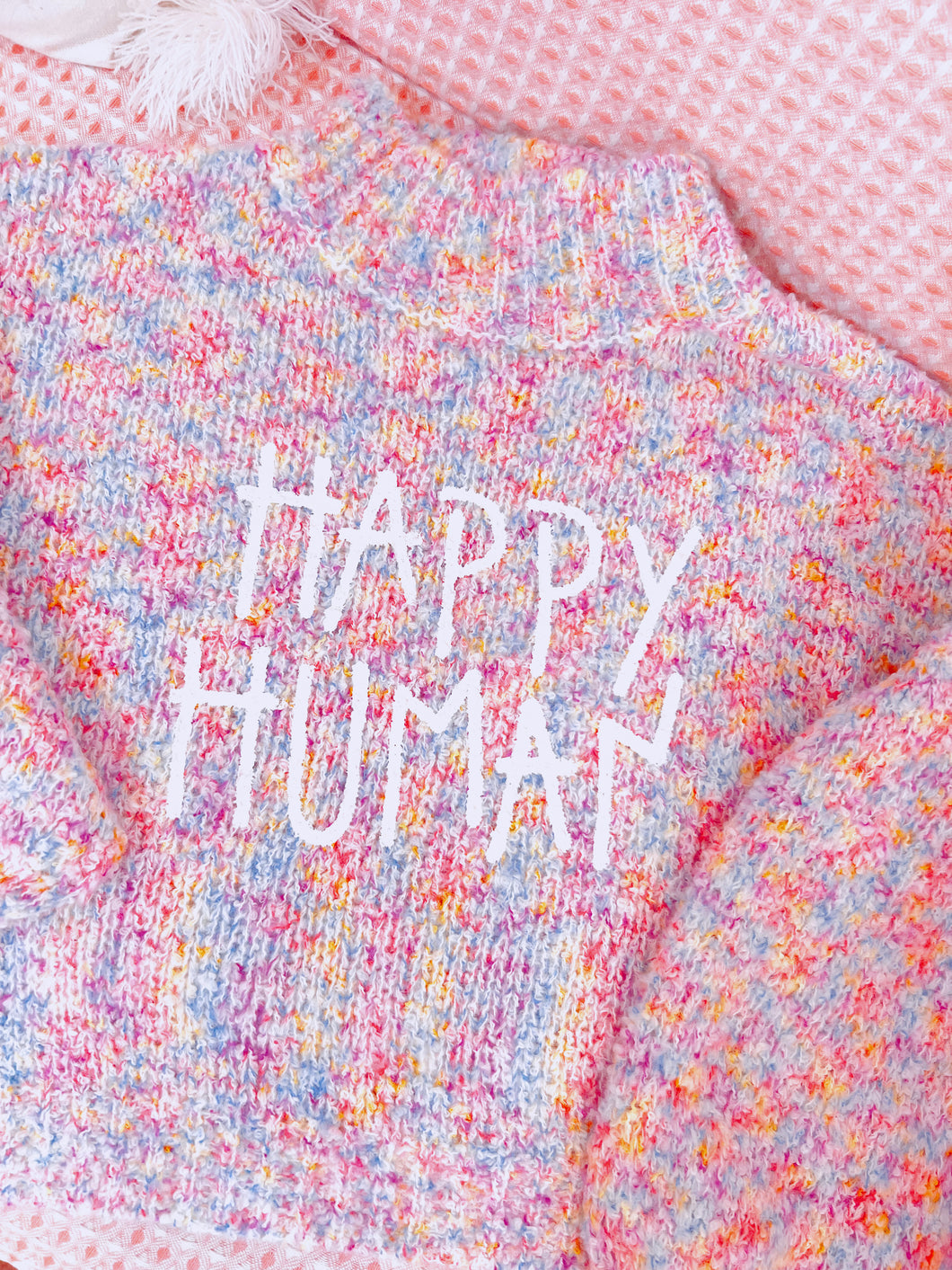 Funfetti “Happy Human” Sweater