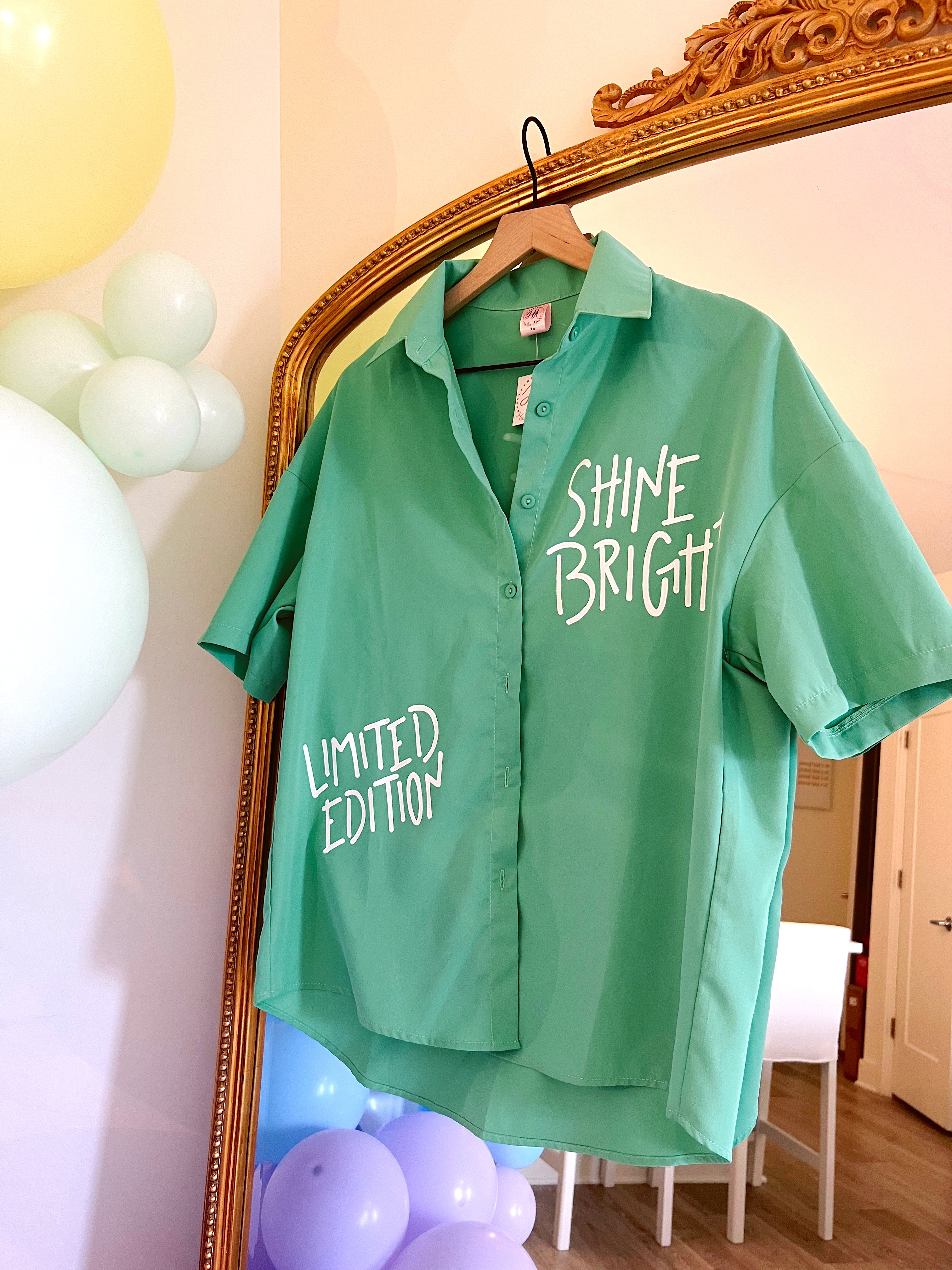 Be The Change Green Short Set