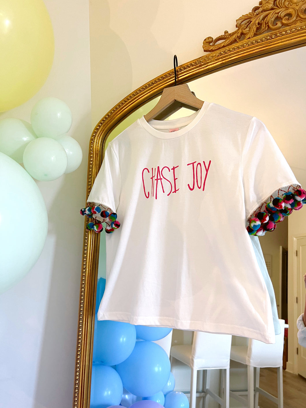 Chase Joy Pom Pom Top